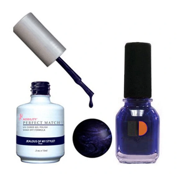 LECHAT PERFECT MATCH GEL POLISH & NAIL LACQUER JEALOUS OF MY STYLE? .5OZ 15ML