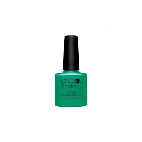 CND SHELLAC ART BASIL UV COLOR COAT - GEL NAIL POLISH