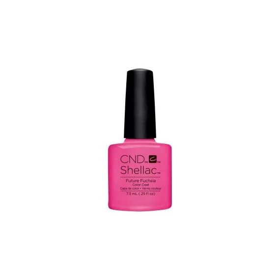 CND SHELLAC FUTURE FUCHSIA UV COLOR COAT - GEL NAIL POLISH