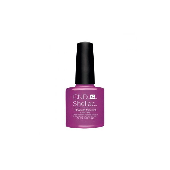 CND SHELLAC MAGENTA MISCHIEF UV COLOR COAT - GEL NAIL POLISH