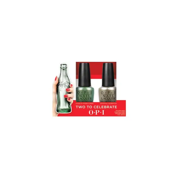 OPI COCA COLA DUO LACQUER SET TWO TO CELEBRATE