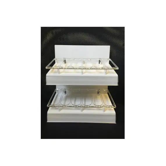 OPI EMPTY CLEAR WHITE NAIL POLISH DISPLAY RACK