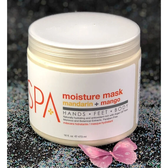 BCL SPA ORGANIC MOISTURE MASK MANDARIN + MANGO 16 FL.OZ 473 ML