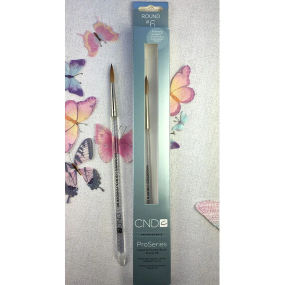 CND PRO L&P BRUSH ROUND # 6