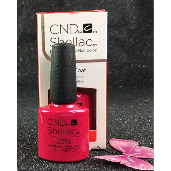 CND SHELLAC ECSTASY 91410 GEL COLOR COAT NEW WAVE COLLECTION