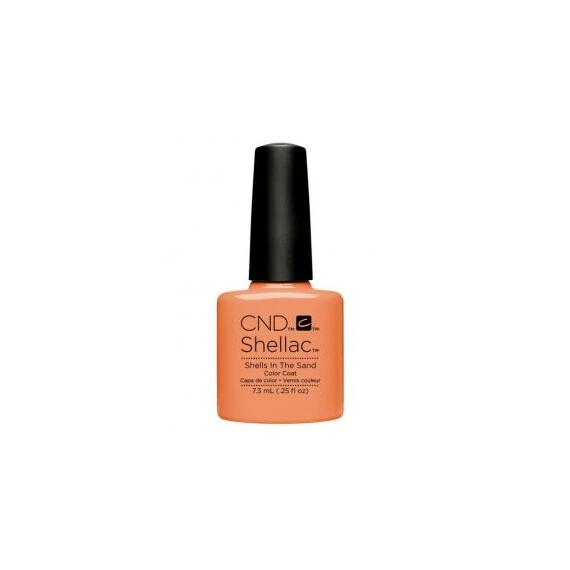 CND SHELLAC SHELLS IN THE SAND UV COLOR COAT - GEL NAIL POLISH - RHYTHM & HEAT SUMMER COLLECTION
