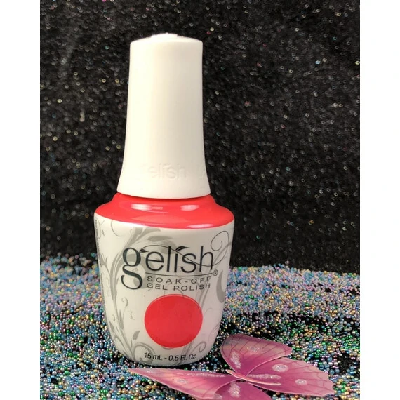 GELISH HIP HOT CORAL 1110222 SOAK OFF GEL POLISH NEW LOOK