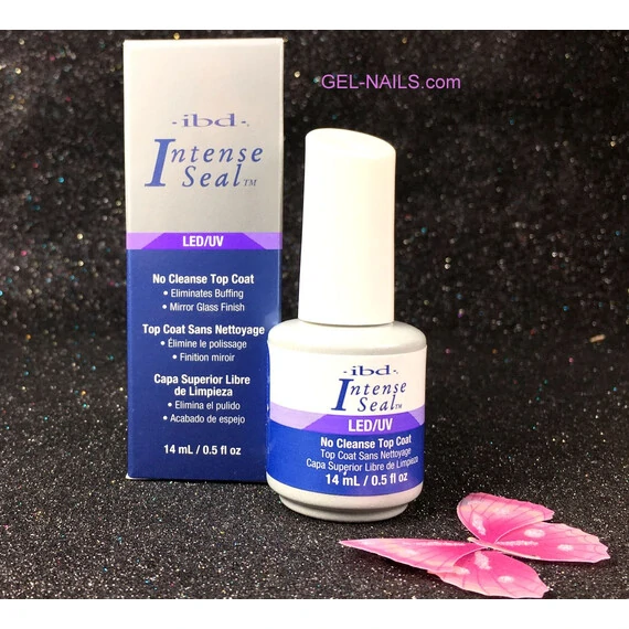 IBD LED/UV INTENSE SEAL NO CLEANSE TOP COAT 14ML.5OZ