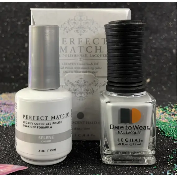 LECHAT SELENE PMS220 PERFECT MATCH MOON GODDESS COLLECTION GEL POLISH & NAIL LACQUER 2-.5OZ 15ML