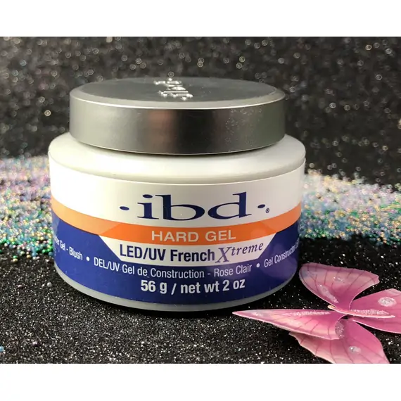 IBD HARD GEL LED/UV BUILDER GEL FRENCH XTREME BLUSH 56G NET WT 2 OZ