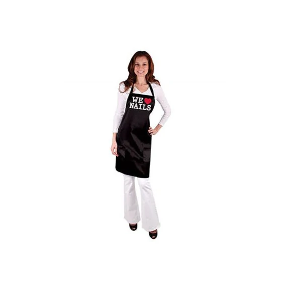 APRON NAIL TECH SALONCHIC EXPRESSIONS ALL-PURPOSE BLACK 4075