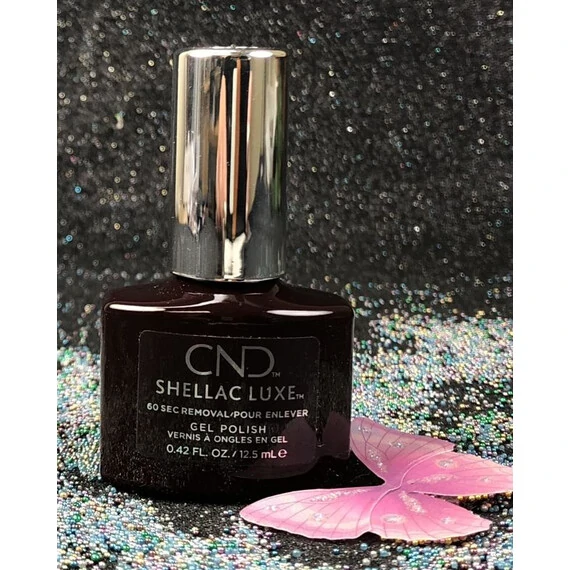 CND SHELLAC BLACK CHERRY #304 LUXE GEL POLISH 92458