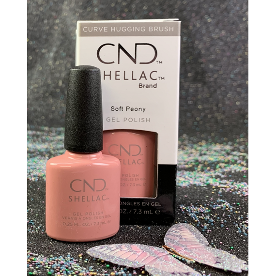 CND SHELLAC SOFT PEONY GEL POLISH - ENGLISH GARDEN COLLECTION SPRING 2020