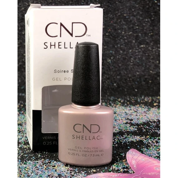 CND SHELLAC SOIREE STRUT 92493 GEL COLOR COAT NIGHT MOVES COLLECTION