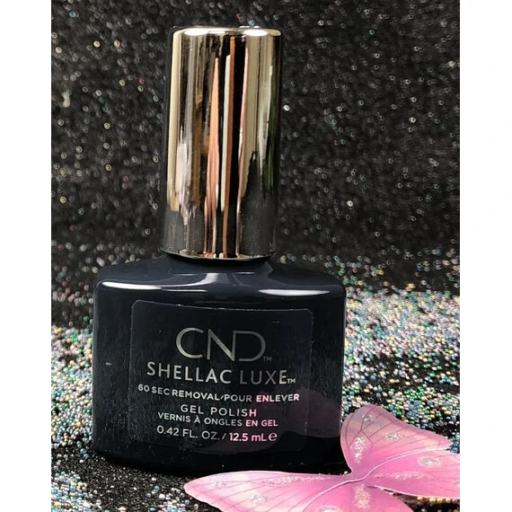 CND SHELLAC INDIGO FROCK #176 LUXE GEL POLISH 92308