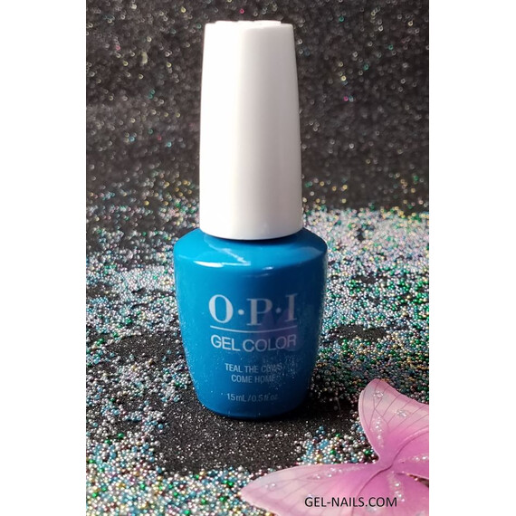 OPI TEAL THE COWS COME HOME GELCOLOR NEW LOOK GCB54