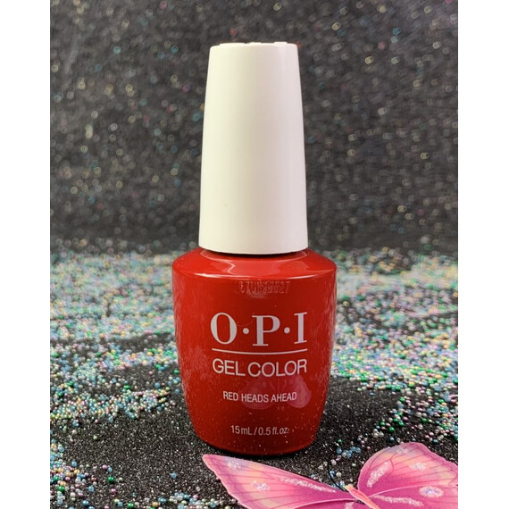 OPI GELCOLOR RED HEADS AHEAD GCU13 SCOTLAND COLLECTION FALL 2019
