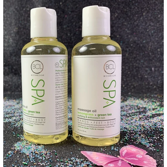 BCL SPA MASSAGE OIL LEMONGRASS - GREEN TEA 90ML