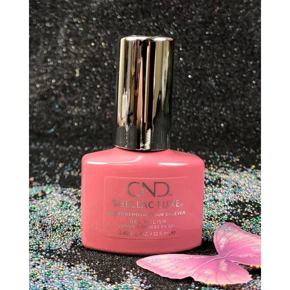 CND SHELLAC ROSE BUD #266 LUXE GEL POLISH 92285