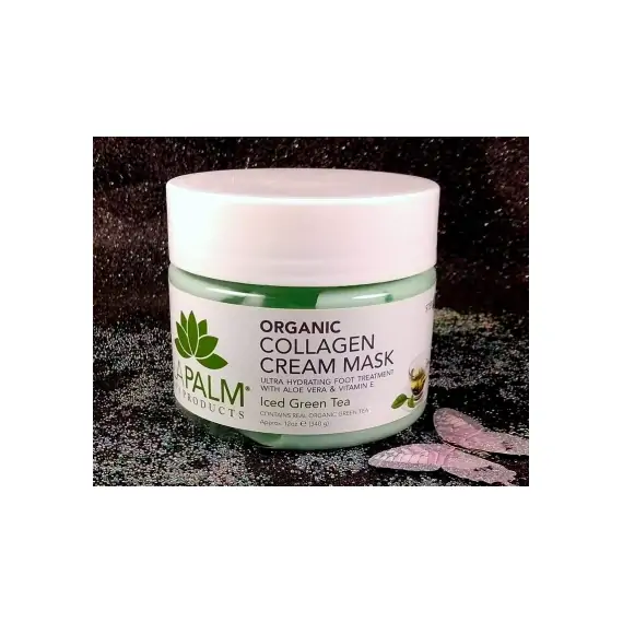LA PALM SPA PRODUCTS - ORGANIC COLLAGEN CREAM MASK - ICED GREEN TEA 12OZ-340G
