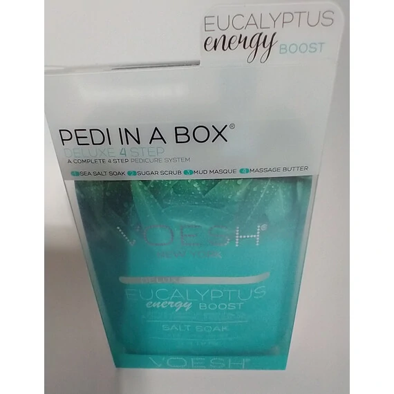 VOESH DELUXE PEDICURE IN A BOX 4 IN 1 - EUCALYPTUS ENERGY BOOST