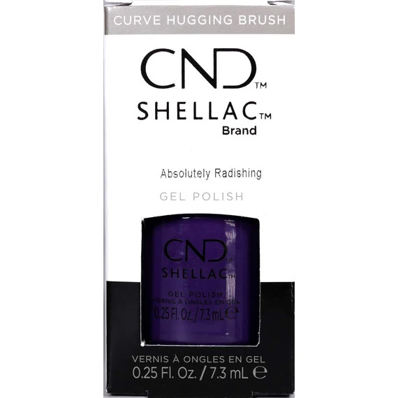 CND SHELLAC ABSOLUTELY RADISHING - UV GEL NAIL POLISH