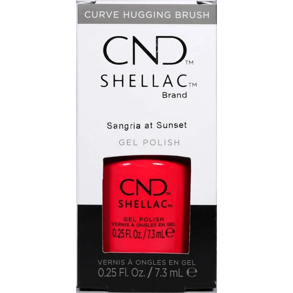 CND SHELLAC - SANGRIA AT SUNSET UV GEL NAIL POLISH