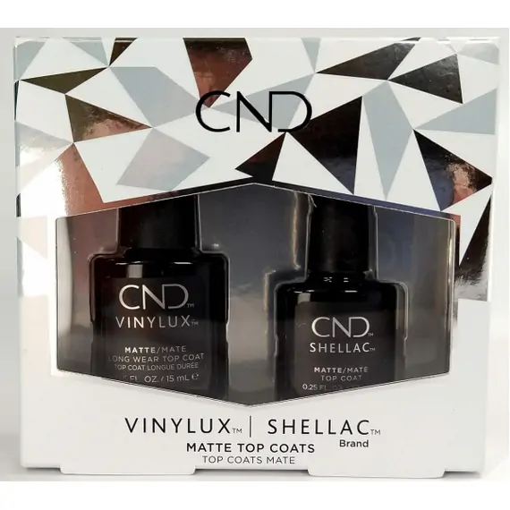 CND VINYLUX & SHELLAC MATTE TOP COAT DUO PACK 92651
