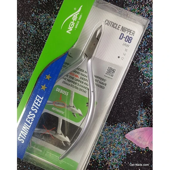 NGHIA PROFESSIONAL DELUXE CUTICLE NIPPER D.08 JAW 14
