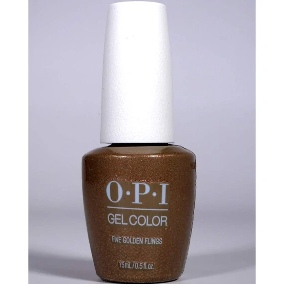 OPI GELCOLOR - FIVE GOLDEN FLINGS - #GCHPQ02