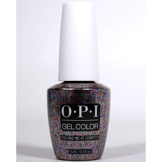 OPI GELCOLOR YOU HAD ME AT CONFETTI HPN15 CELEBRATION COLLECTION