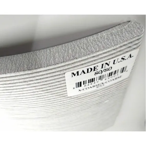 BANANA NAIL FILE 80/80 GRIT COARSE - 50 PACK