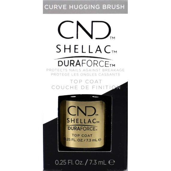 CND SHELLAC DURAFORCE TOP COAT 0.25 OZ - 7.3 ML