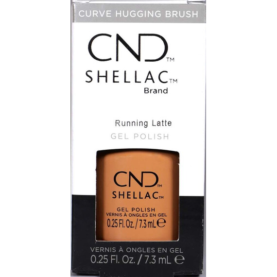 CND SHELLAC GEL COLOR RUNNING LATTE NO TPO