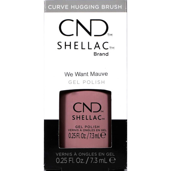 CND SHELLAC WE WANT MAUVE GEL POLISH