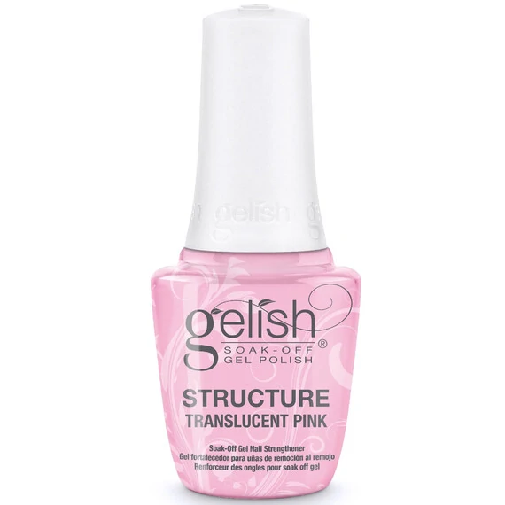 GELISH SOAK OFF NAIL STRENGTHENER STRUCTURE TRANSLUCENT PINK #1140004