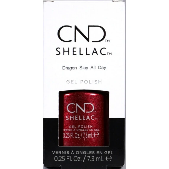 CND SHELLAC DRAGON SLAY ALL DAY GEL NAIL POLISH NO TPO