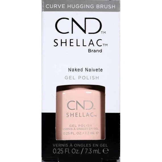 CND SHELLAC NAKED NAIVETE GEL NAIL POLISH