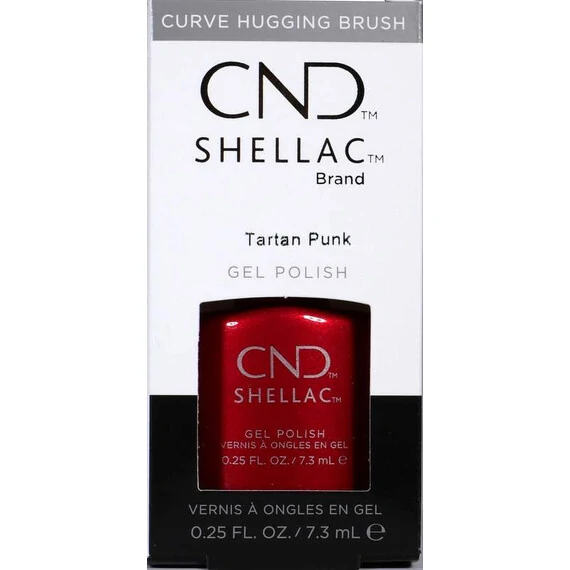 CND SHELLAC TARTAN PUNK GEL NAIL POLISH - NO TPO